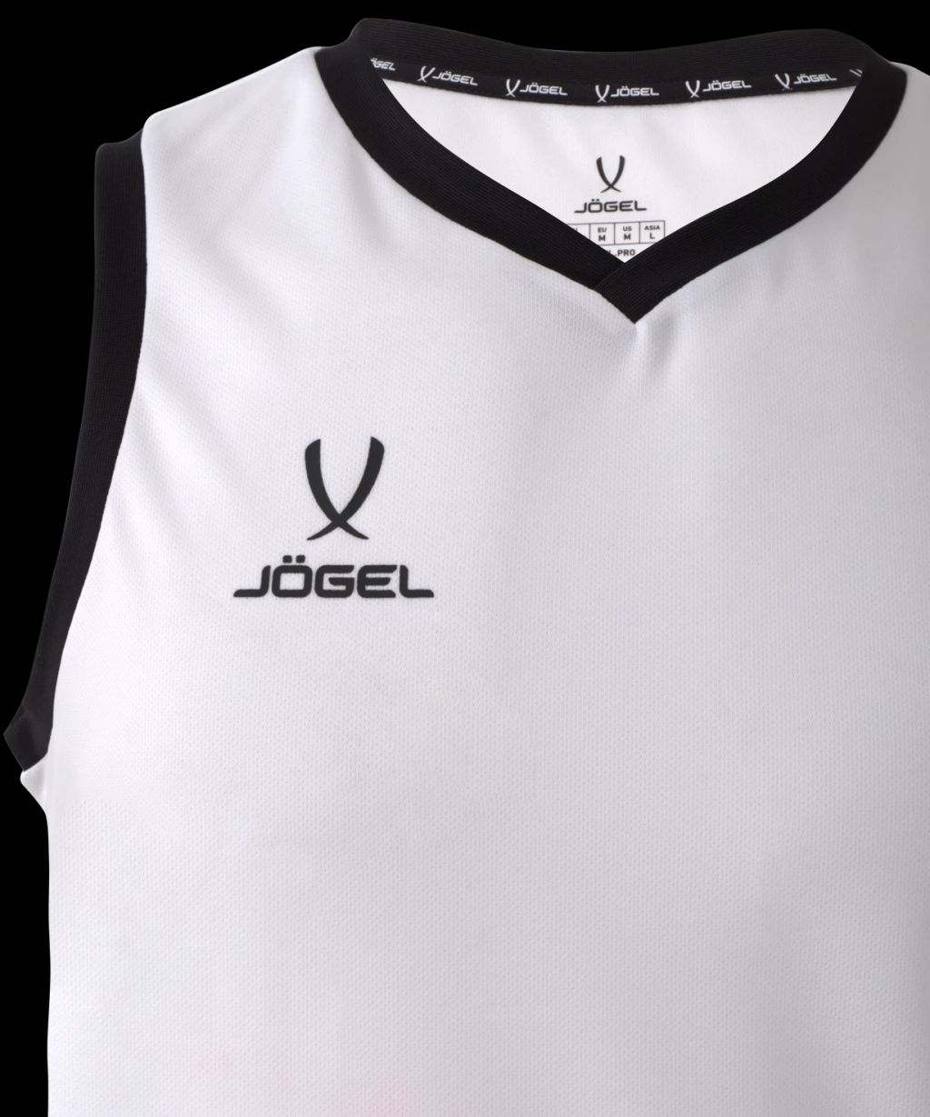 Майка баскетбольная JOGEL CAMP Basic, белый, детский  фото 2