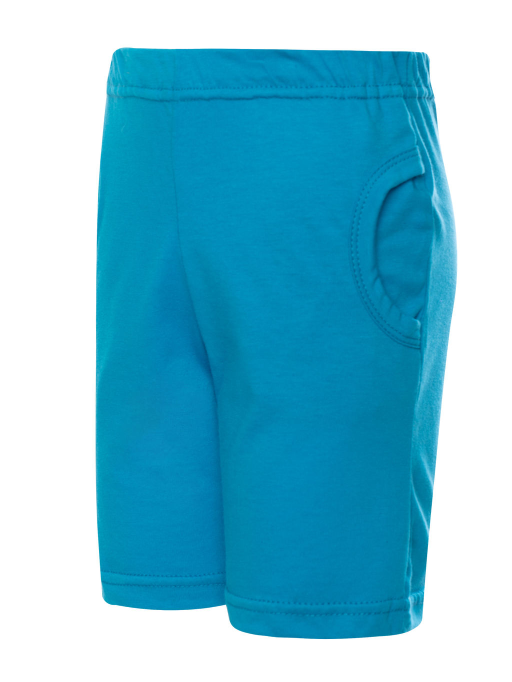 Детские шорты бирюзовые (голубые) 403 (140, 72)