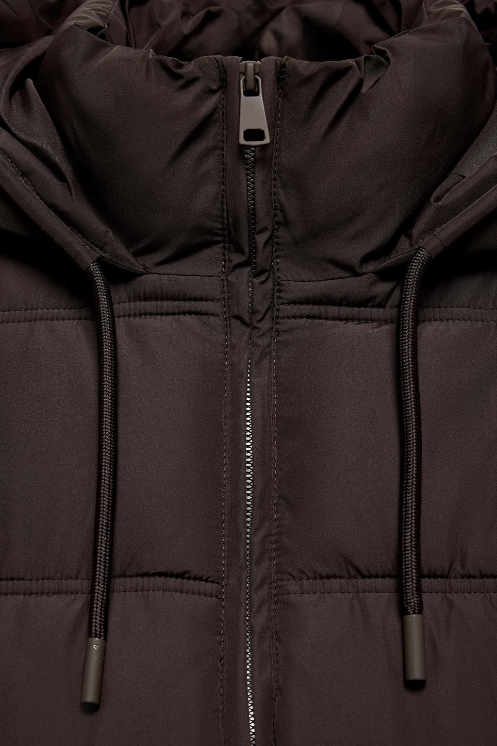 WATER AND WIND PROTECTION SHORT PUFFER ANORAK - Zara фото 15