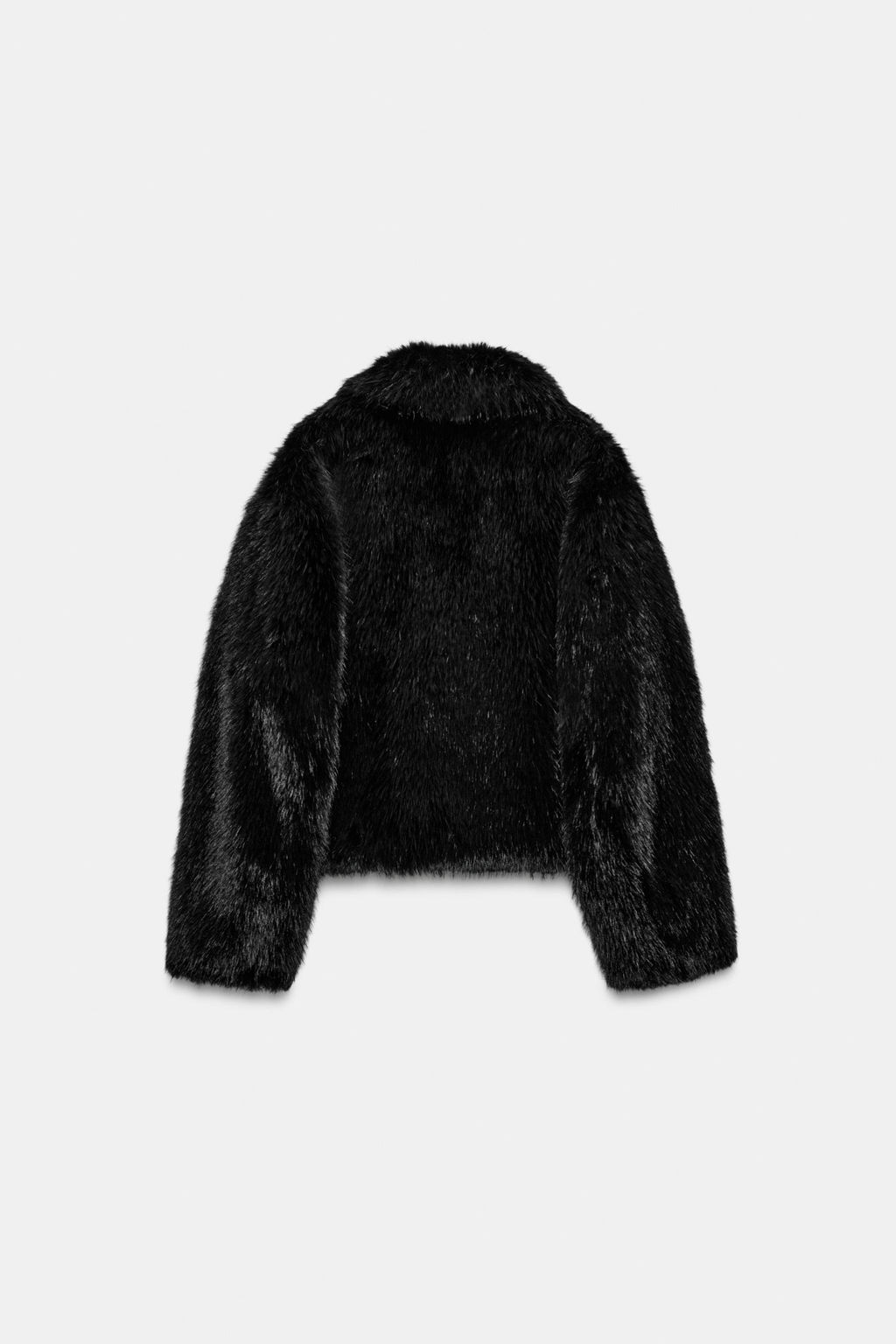 SHORT FAUX FUR COAT - Zara фото 7