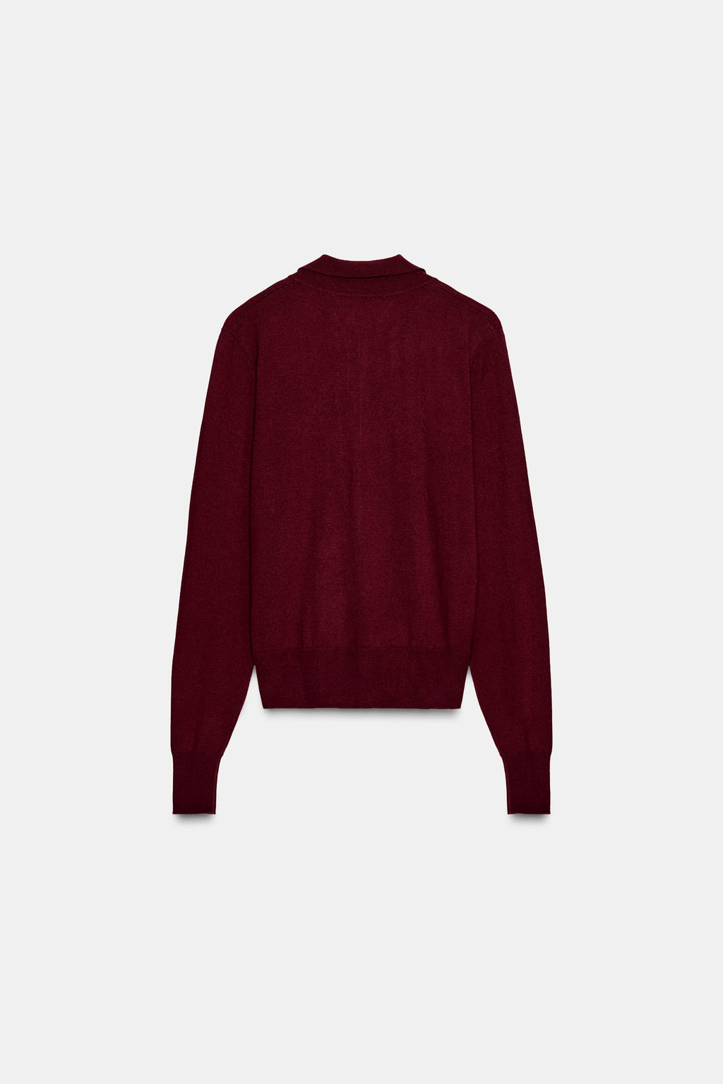 BASIC WOOL POLO SHIRT - Zara фото 13