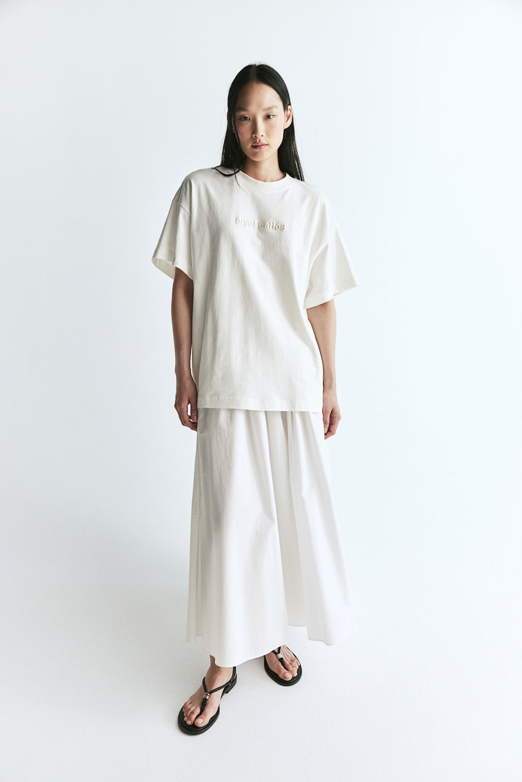 Camiseta oversize con estampado - H&m фото 2