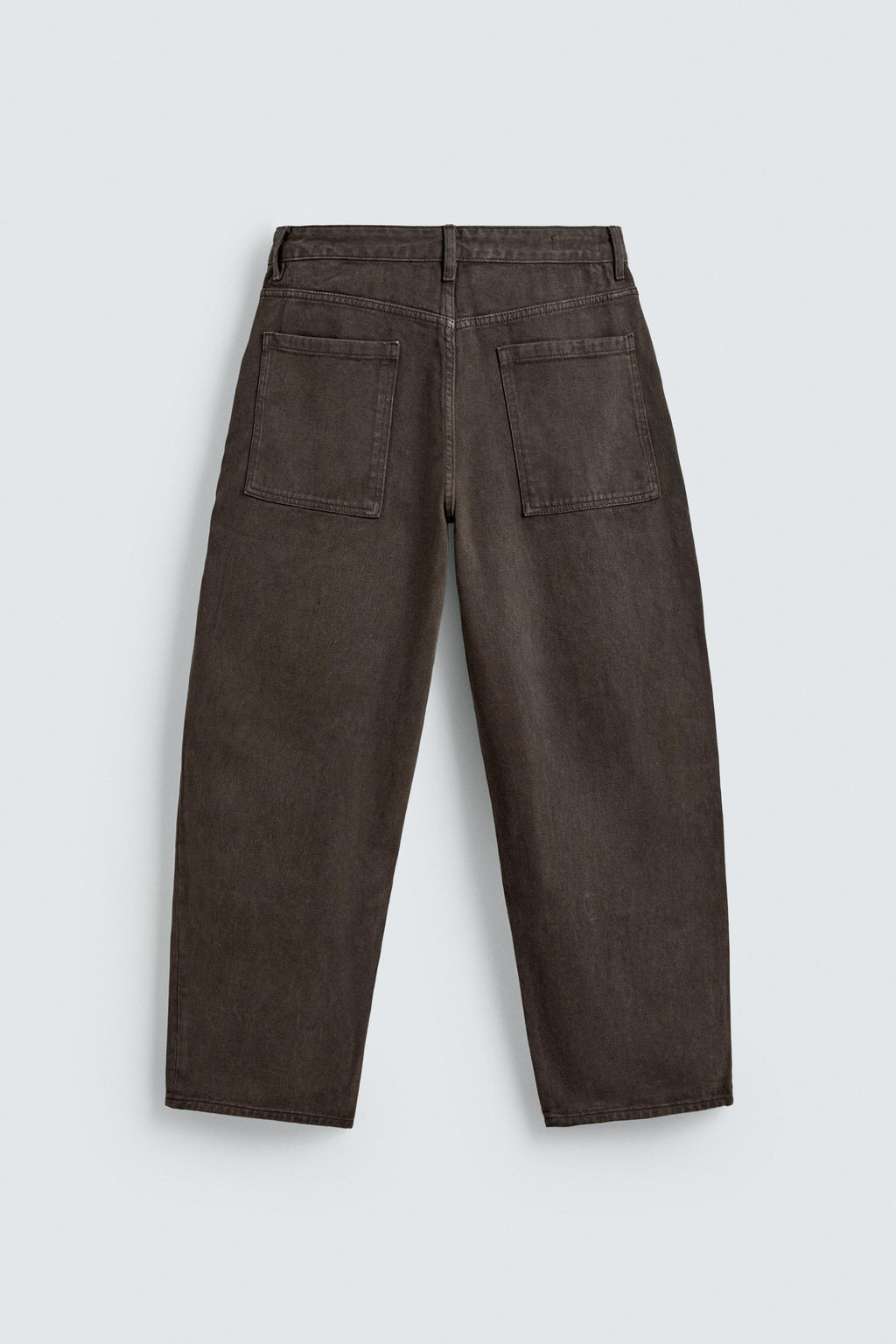 TAPERED WIDE-LEG JEANS - Zara фото 18