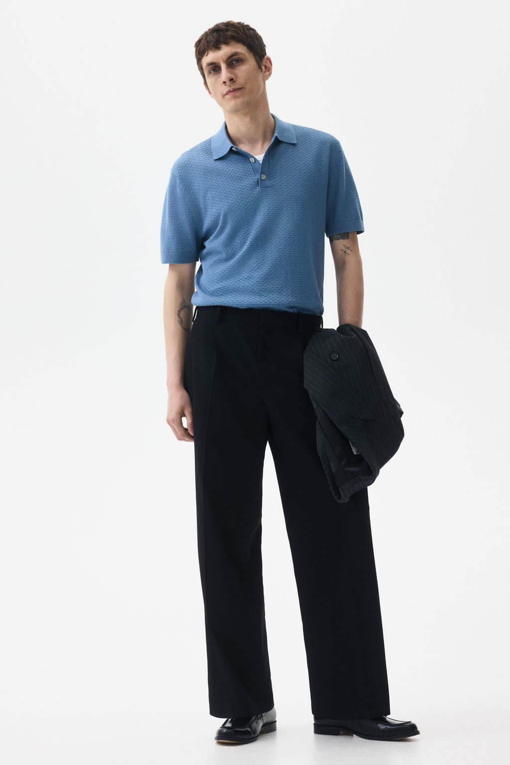 Polo texturizado Slim Fit - H&m фото 6