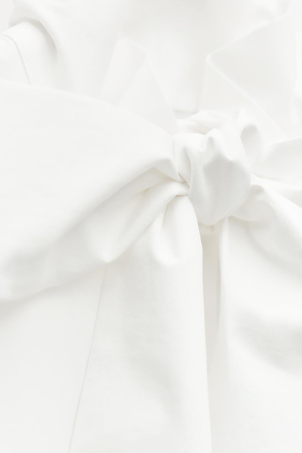 BOW BLOUSE ZW COLLECTION - Zara фото 9