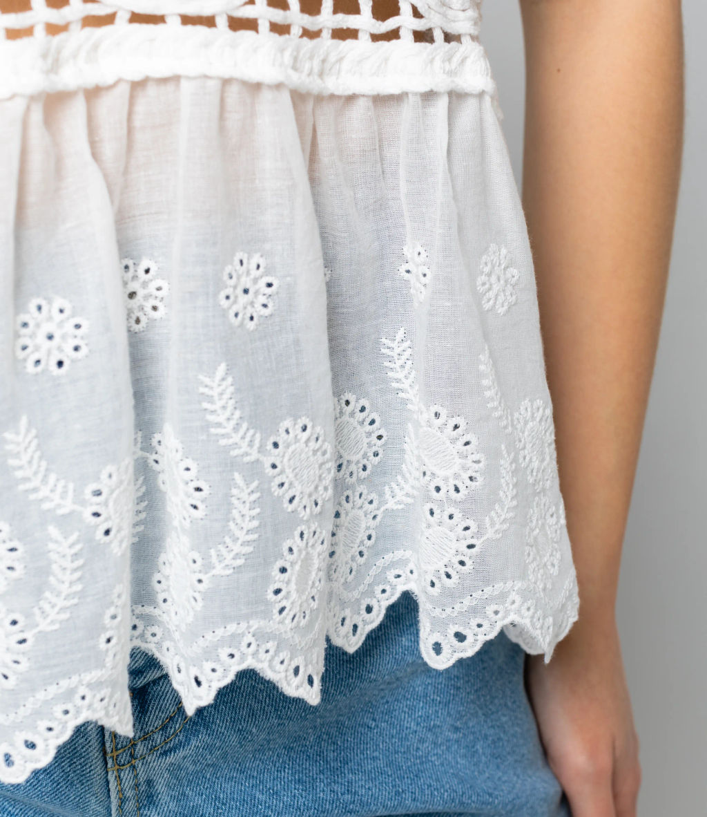 Топ #КТ508 (5), белый - Dommod фото 5