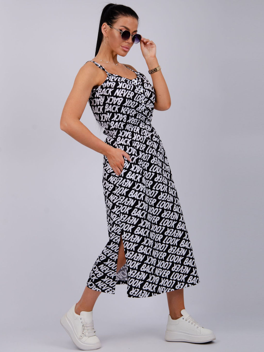 Сарафан Прайм 3 буквы, трикотаж - Малина фото 8