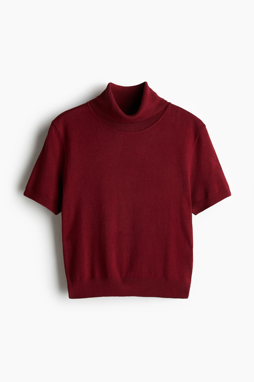 Top de cuello alto en punto fino - H&m фото 4
