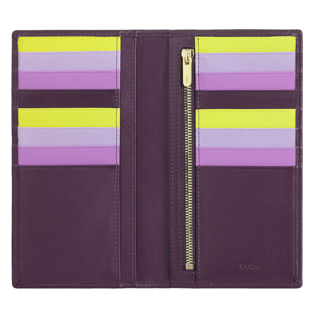 Итальянское кожаное портмоне DuDu серии Vulcano | темно-фиолетовый - Dudubags фото 3