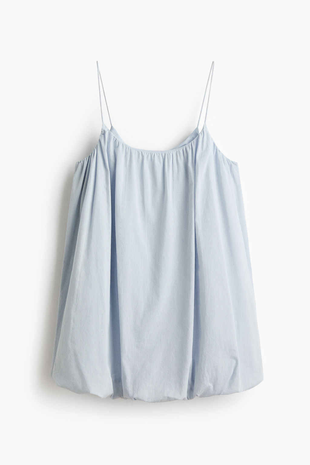 Vestido de tirantes espagueti con bajo burbuja - H&m фото 2