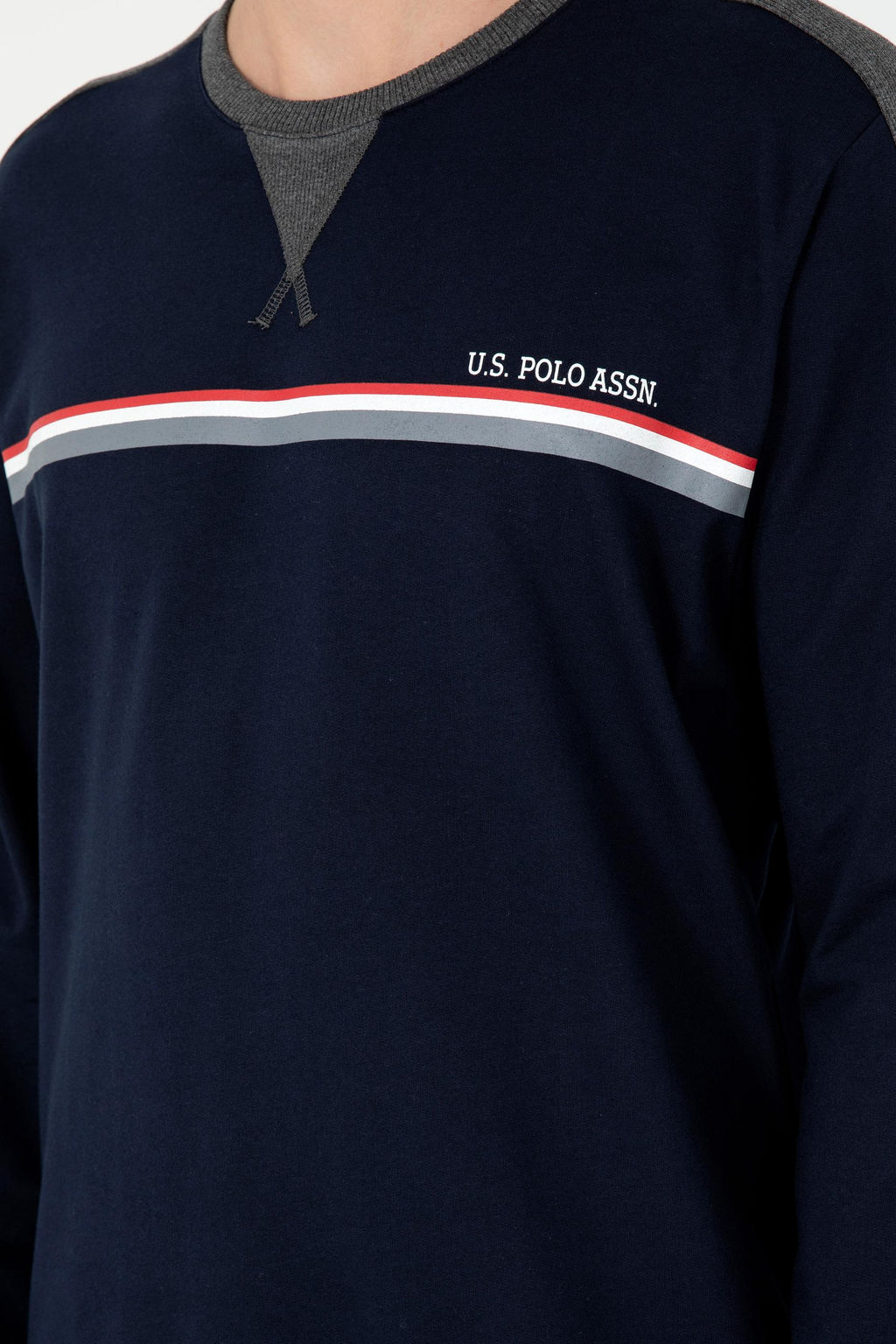 Мужской темно-синий пижамный комплект - U.s. polo assn фото 6