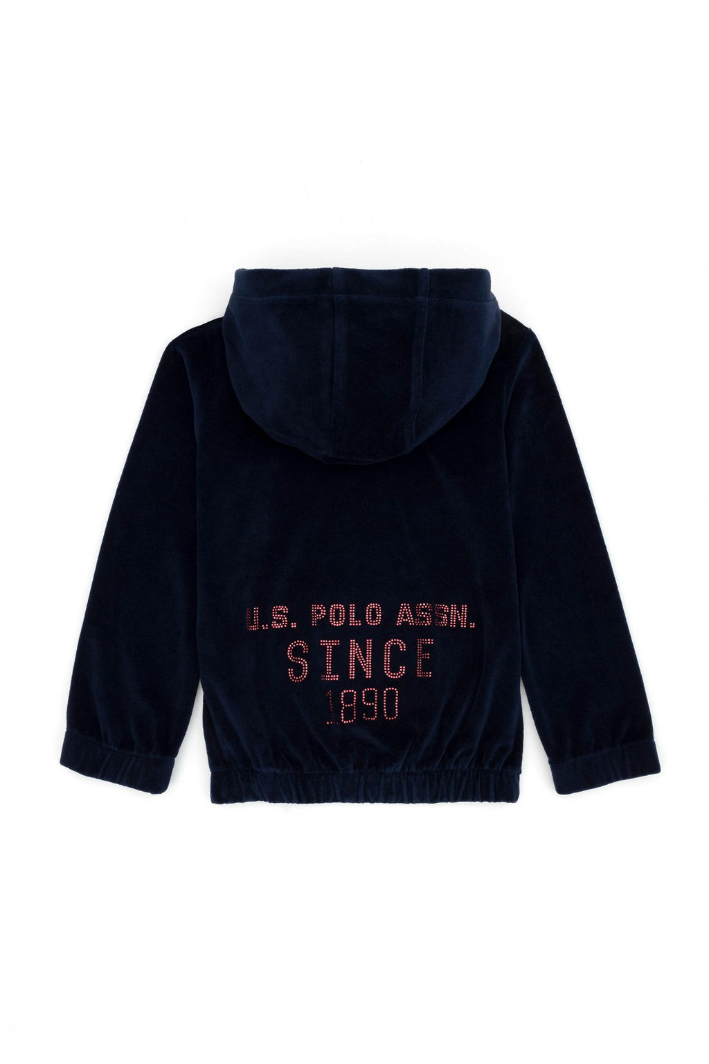 Темно-синий свитшот для девочки - U.s. polo assn фото 5