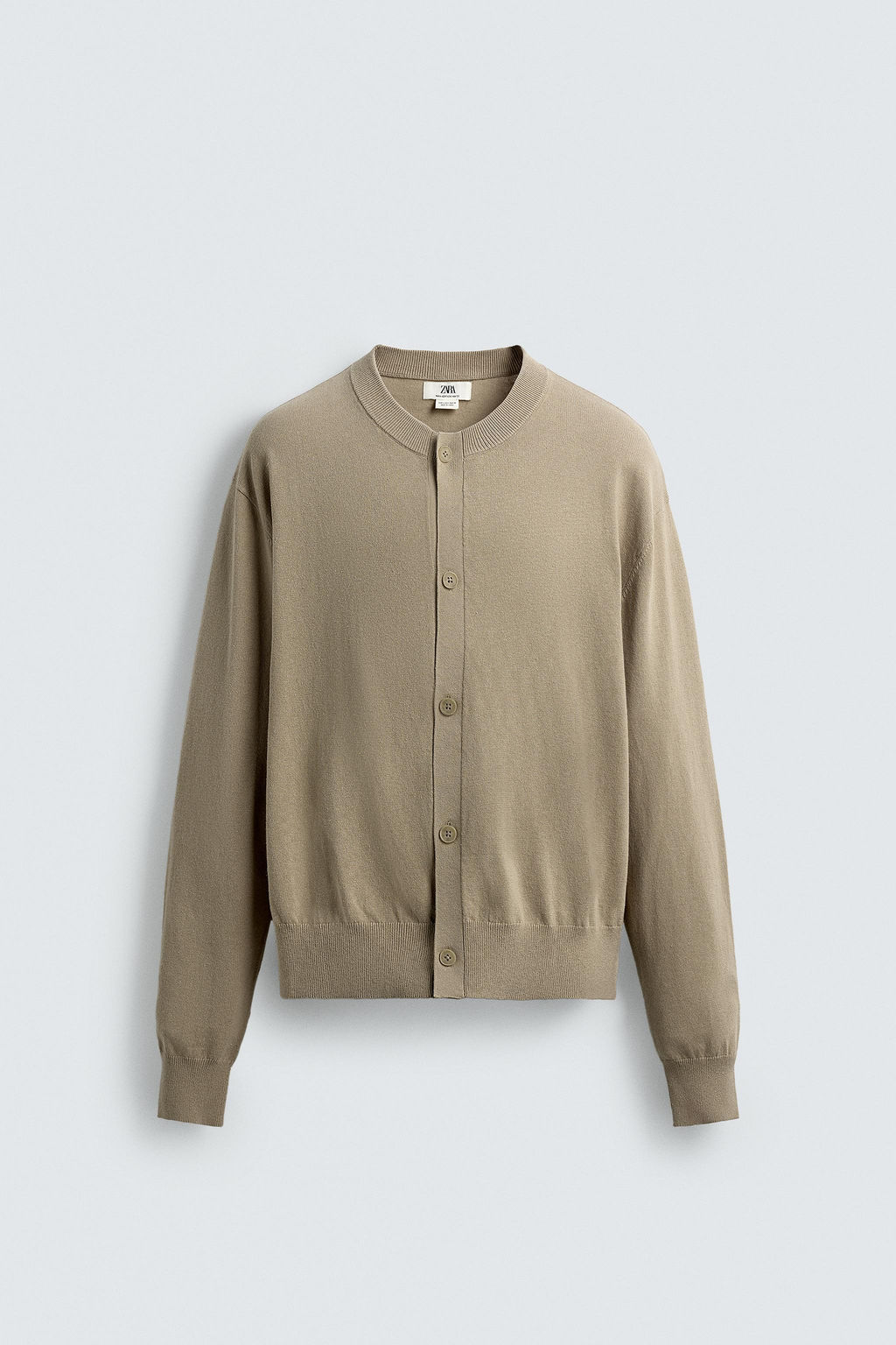 COTTON-RAMIE CARDIGAN - Zara фото 7
