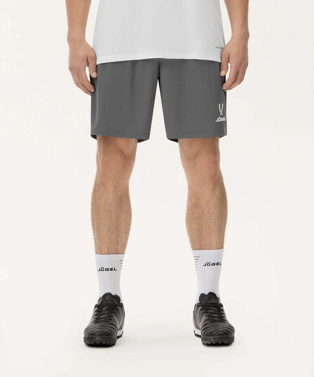 Шорты тренировочные c карманами JOGEL PREMIER PerFormDRY Training Shorts, темно-серый  фото 7