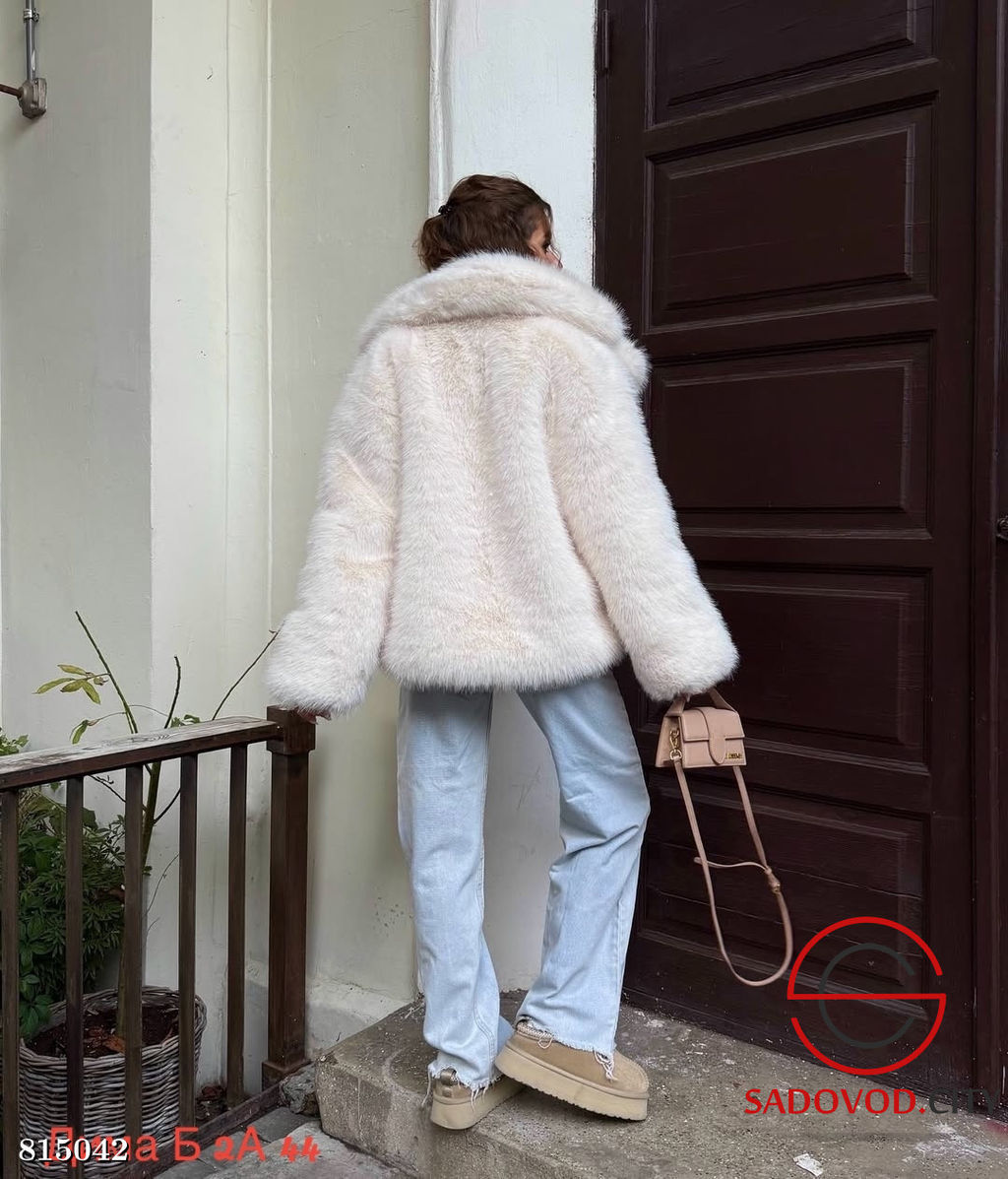 Шуба женская из искусственного меха