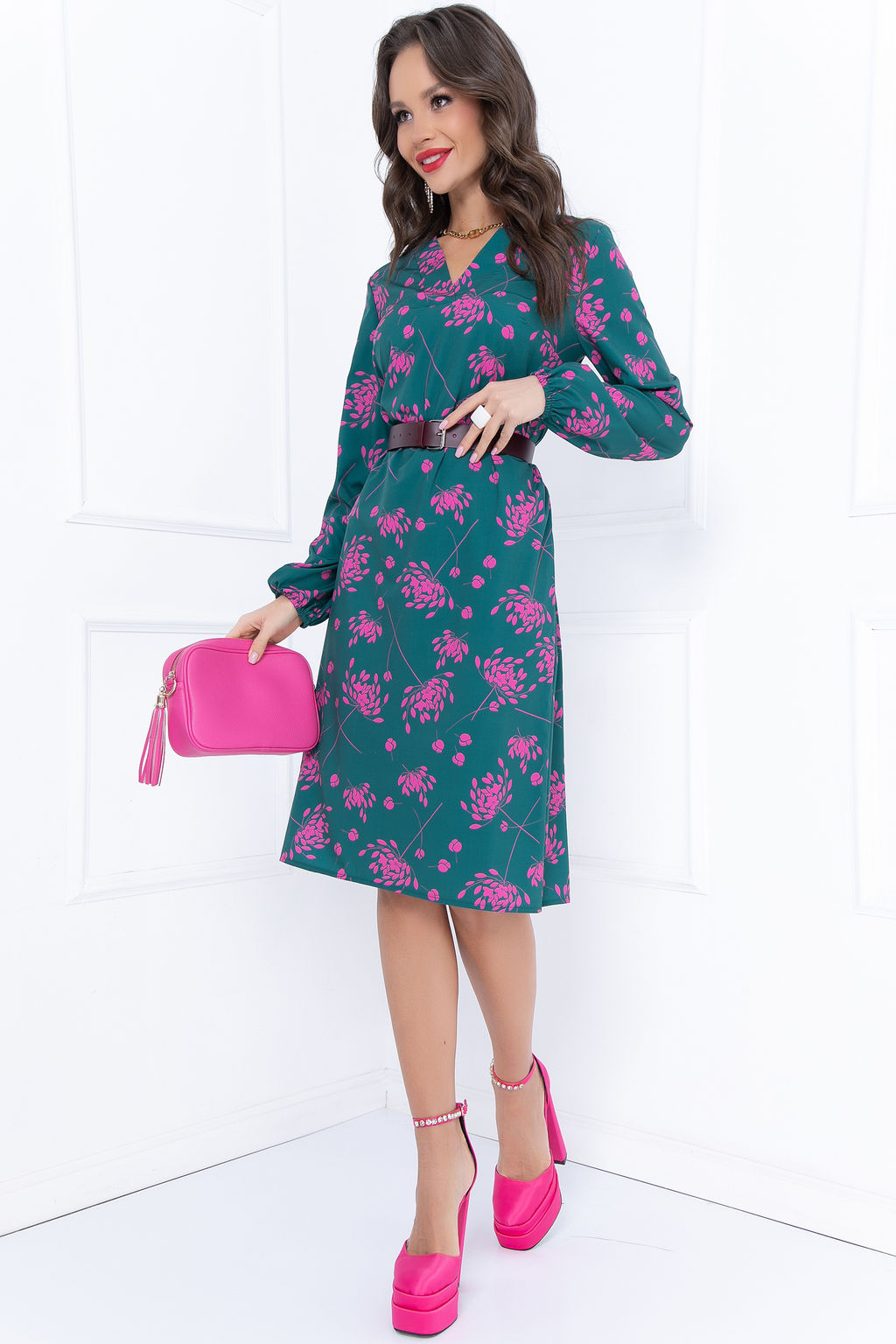Платье Bellovera 73П6008 розовый