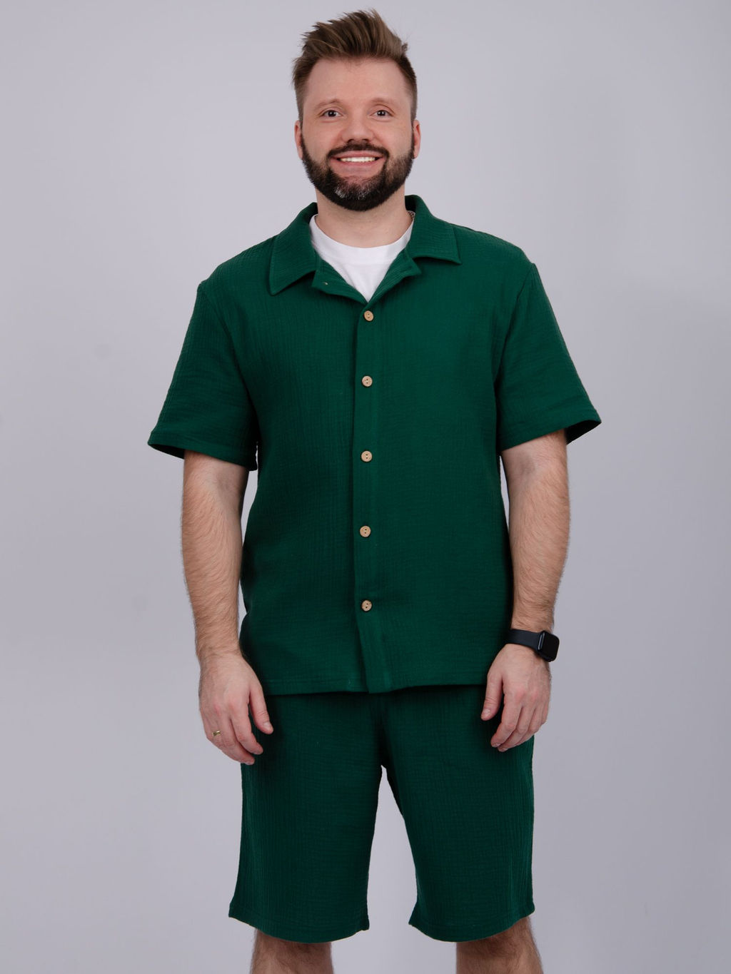 Костюм "Мэтью 2" зелёный, муслин