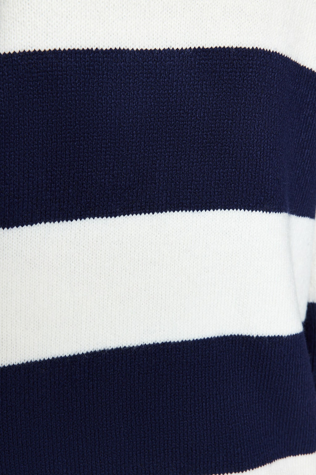 TRENDYOLMILLA Lacivert Mini Triko Genis Kal?p Dik Yaka Kazak Elbise TWOAW24EL00059  фото 4