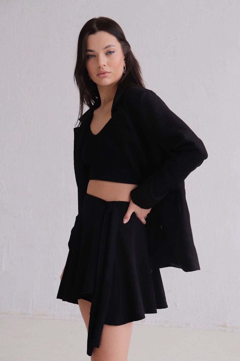 11341 Мини-юбка чёрная - Martichelli фото 9