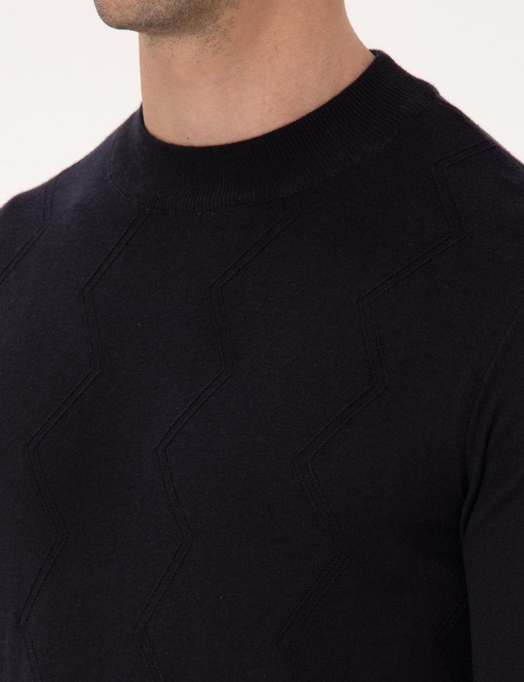 Lacivert Slim Fit Kazak - Cacharel фото 7