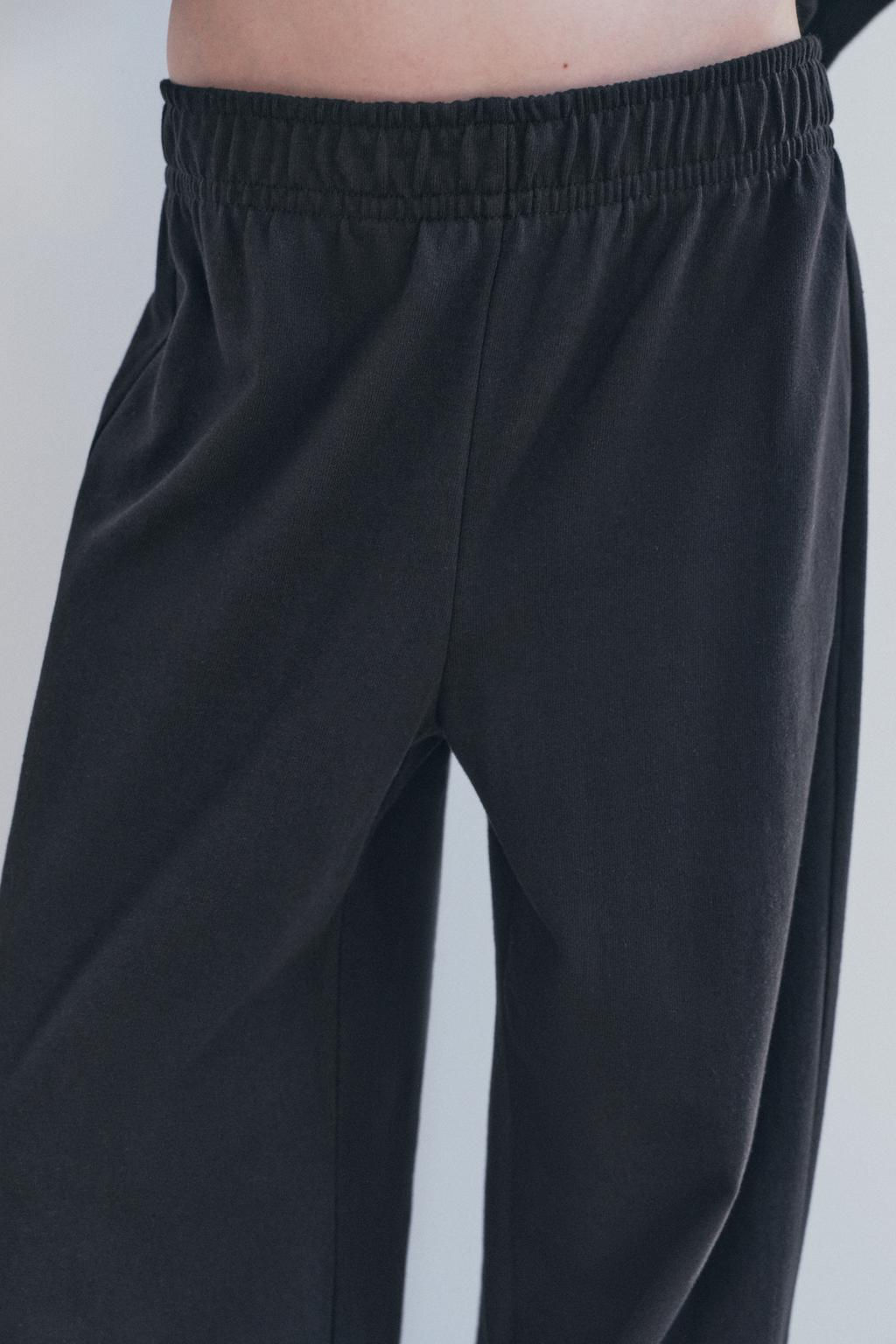 COTTON STRAIGHT-LEG TROUSERS - Zara фото 31