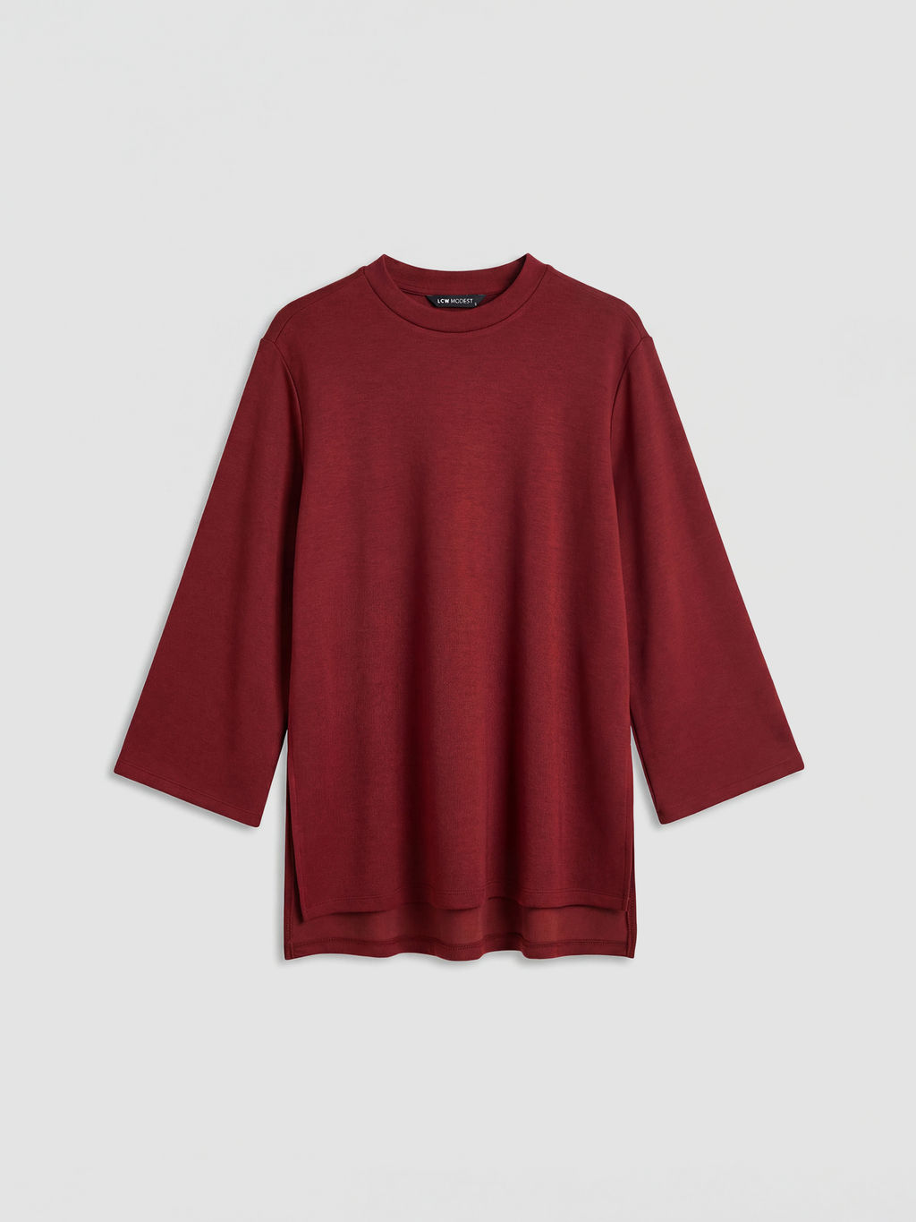 Dik Yaka Oversize Kad?n Sweatshirt Tunik