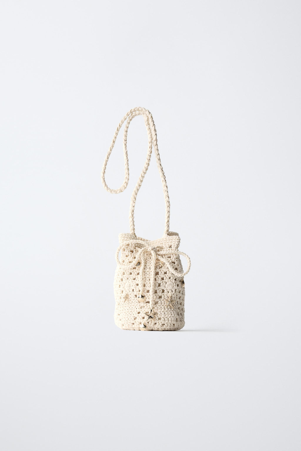 CROCHET CROSSBODY BAG WITH MARINE DETAIL