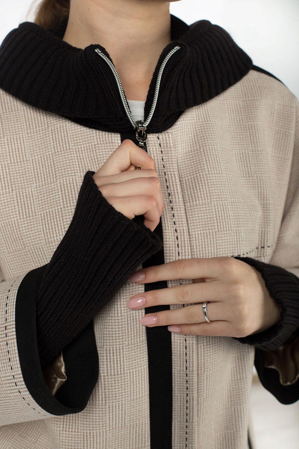 01-11230 Пальто женское демисезонное - El podio фото 7