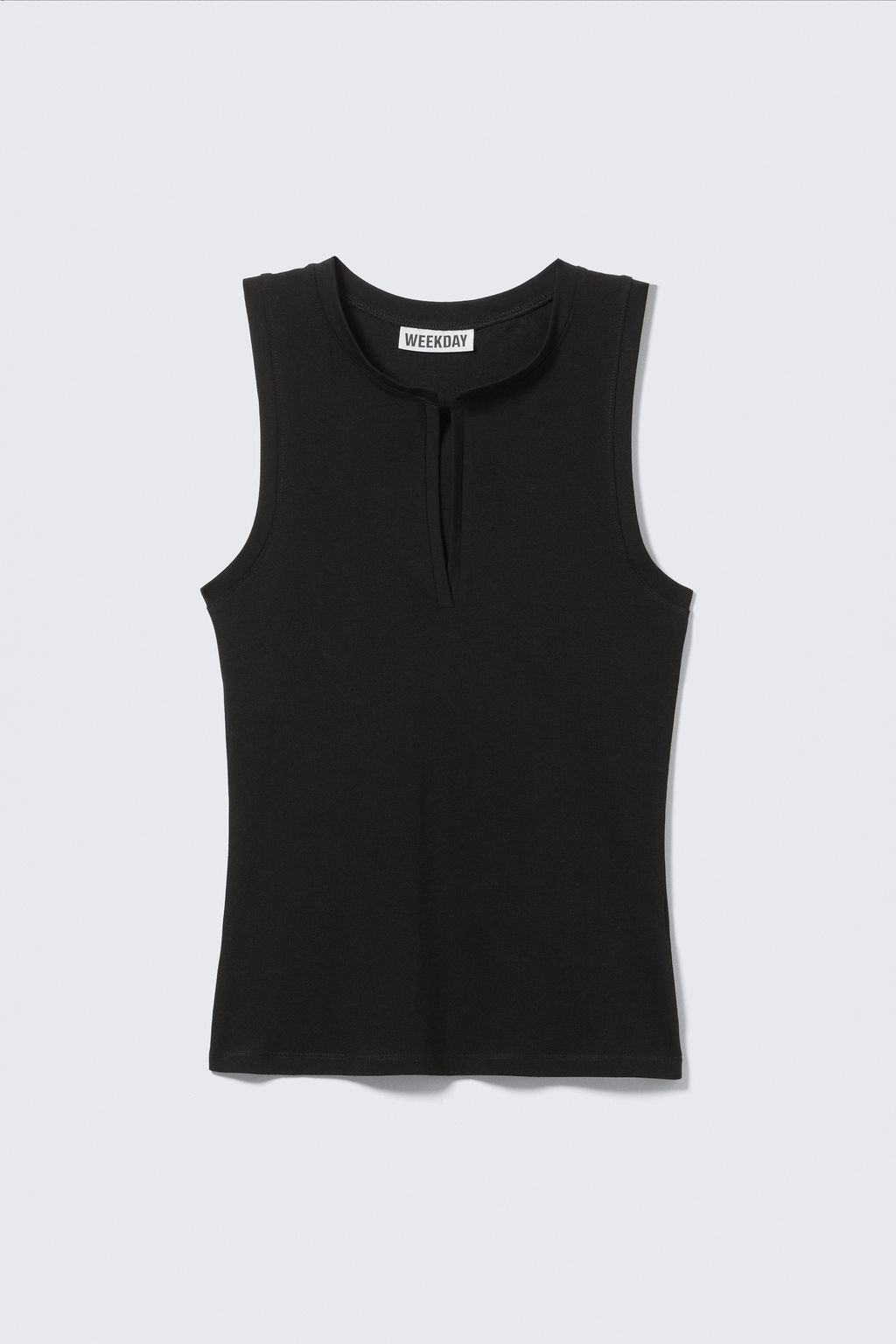 Top sin mangas con cuello en V - H&m фото 4