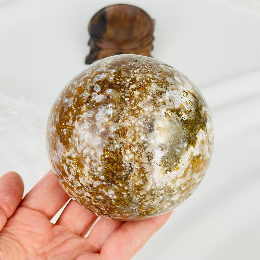 Шар из океанической Яшмы