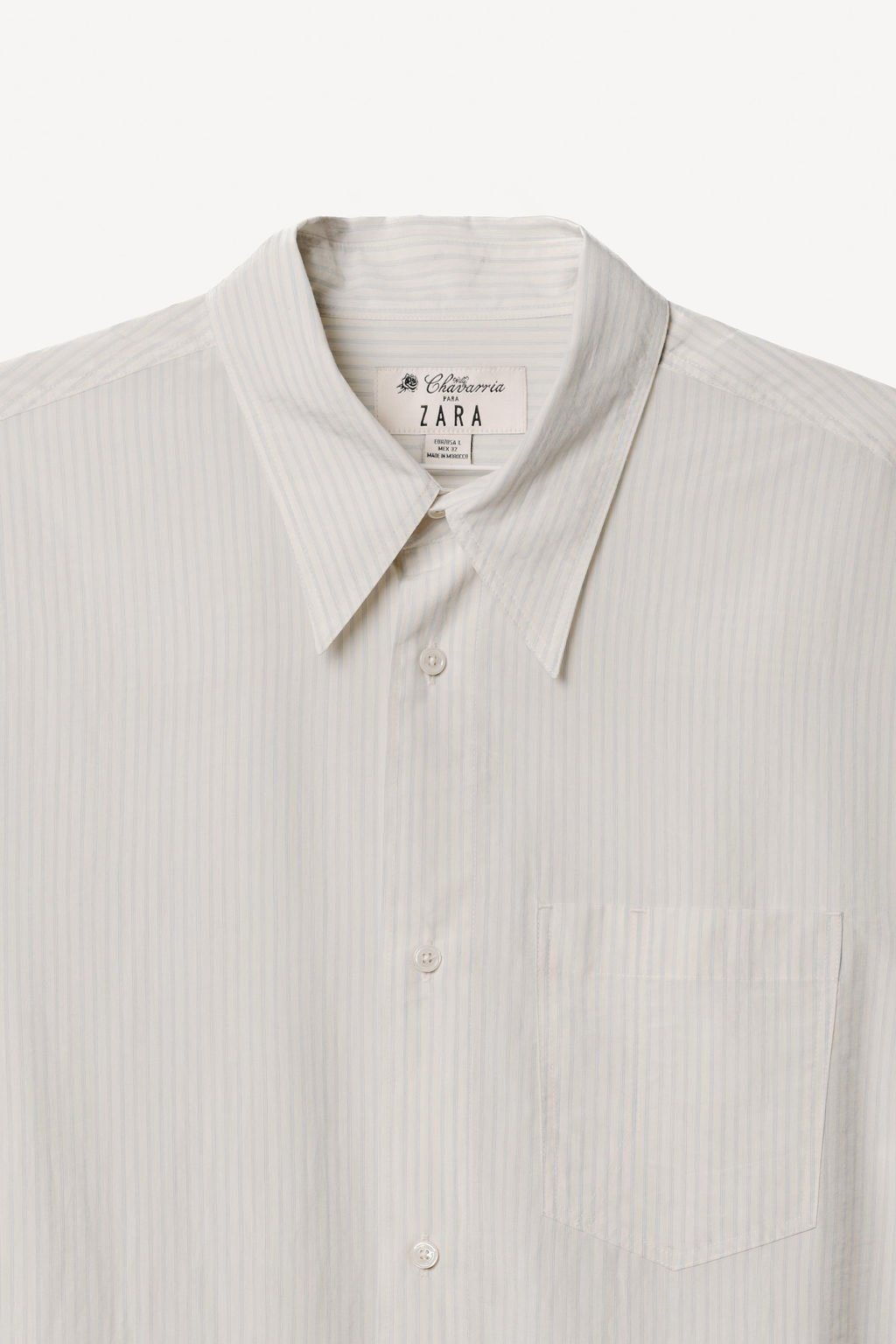 CAMISA OVERSIZE FIT RAYAS WILLY CHAVARRIA X ZARA / rayas фото 6