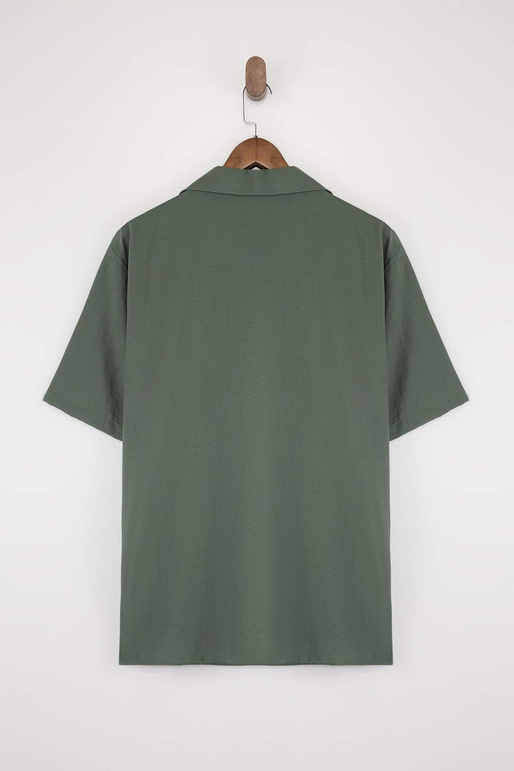 Haki Oversize Erkek Buyuk Beden Gomlek TMNSS26AX00001 - Trendyolmilla фото 3