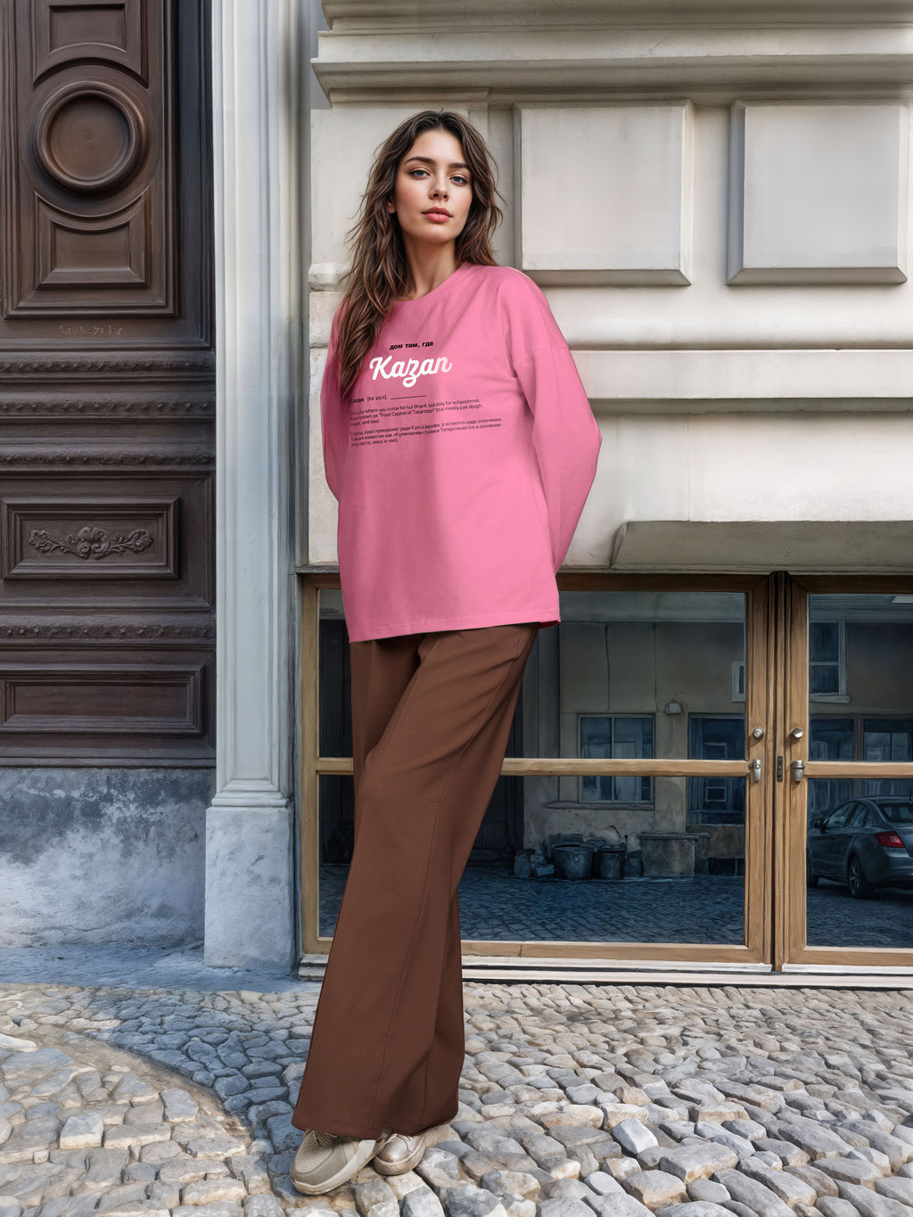 Лонгслив женский Дом там где...Kazan - Yollochka фото 11