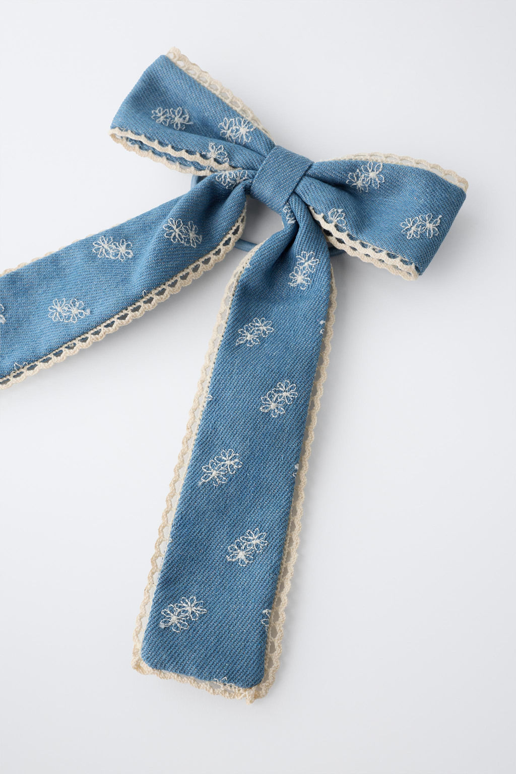 LAZO COLETERO PINZA BORDADOS / Azul - Zara фото 2