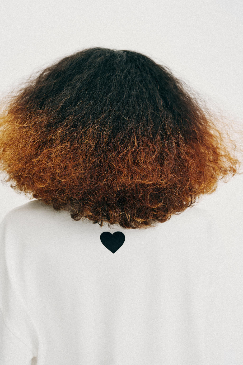 CAMISETA OVERSIZE TEXTO / Blanco