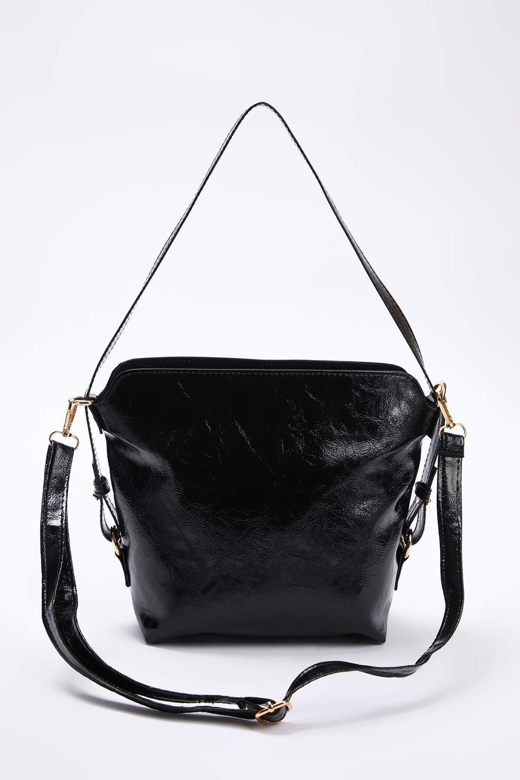 Siyah Dokulu Cift Sapl? Ayarlanabilir Kad?n Omuz Cantas? TAKSS26OC00034 - Trendyolmilla фото 3