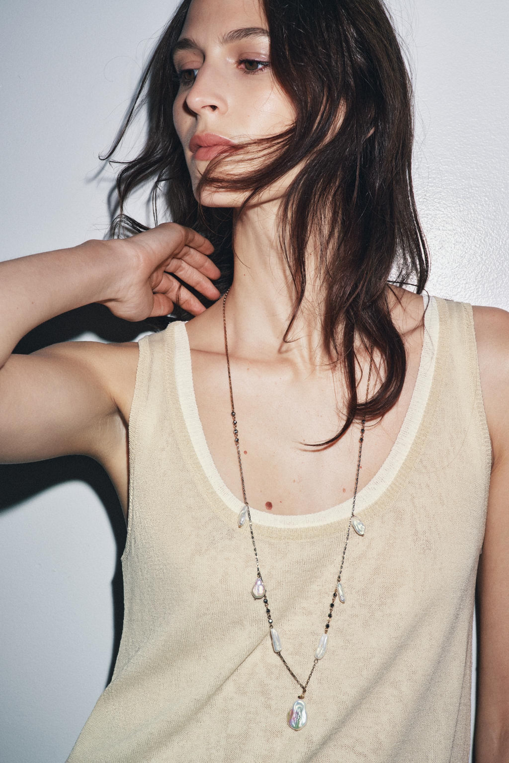 PEARL CHAIN NECKLACE - Zara фото 2