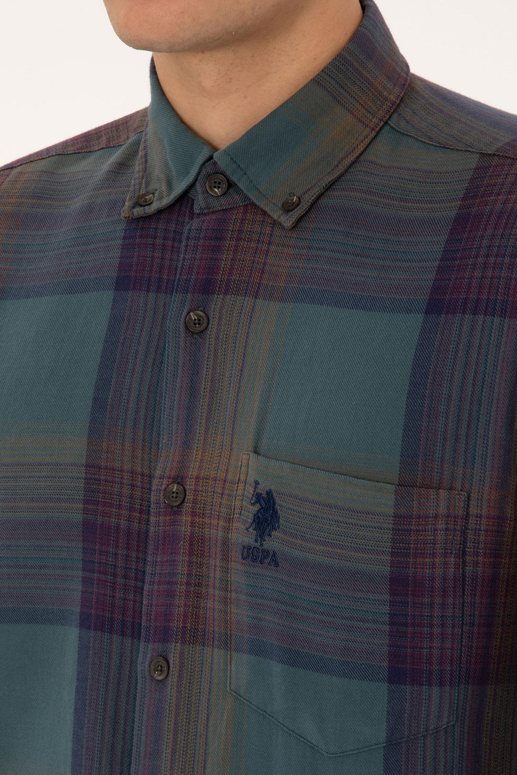 Erkek Koyu Ye_il Uzun Kollu G_mlek - U.s. polo assn фото 7