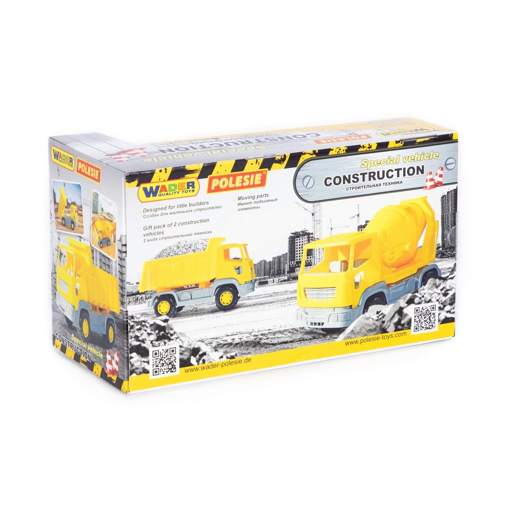 Агат, автомобиль-бетоновоз (в коробке) - Полесье фото 12