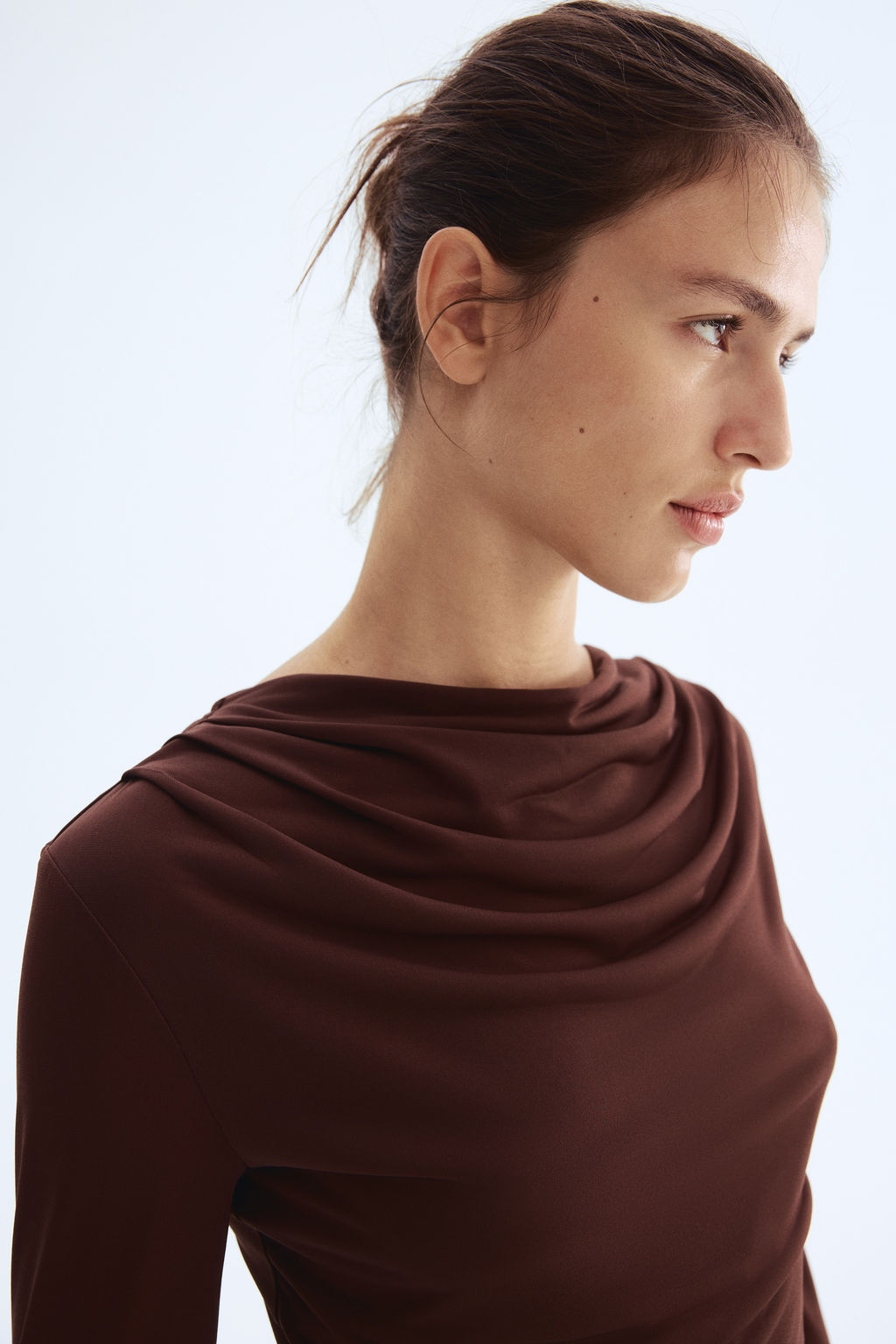 Top con escote drapeado - H&m фото 3