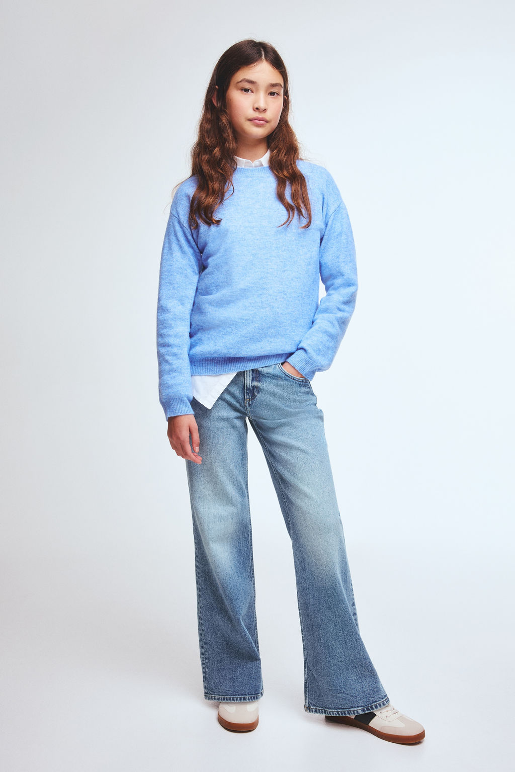 Baggy Fit Bootcut Leg Jeans - H&m фото 8