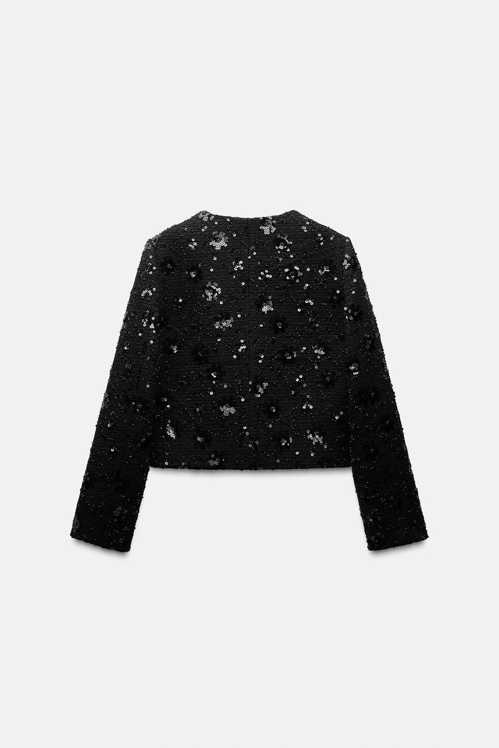 SEQUIN BLAZER - Zara фото 5