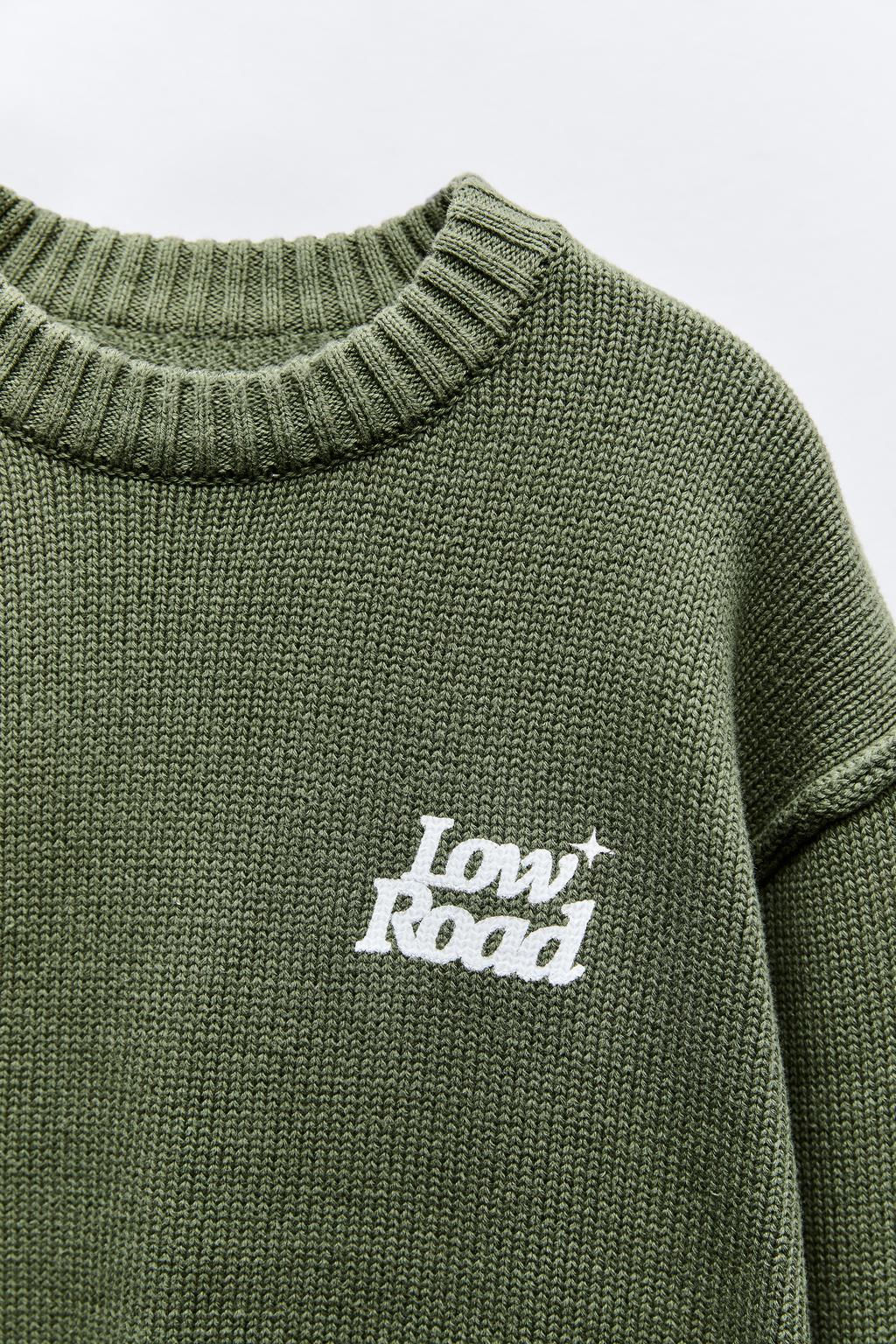 SLOGAN PRINT SWEATER - Zara фото 3