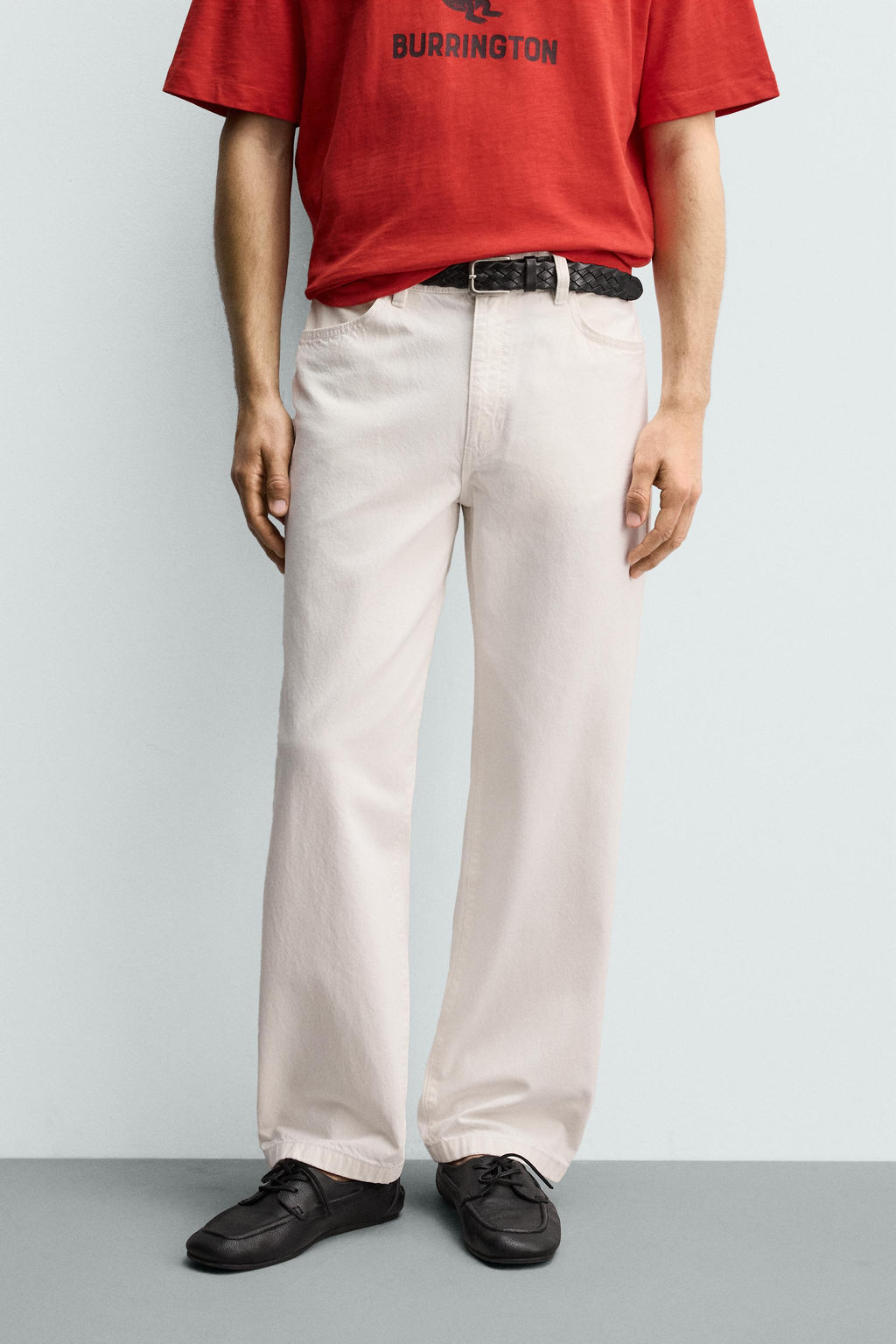 JEANS RELAXED FIT / Blanco - Zara фото 2
