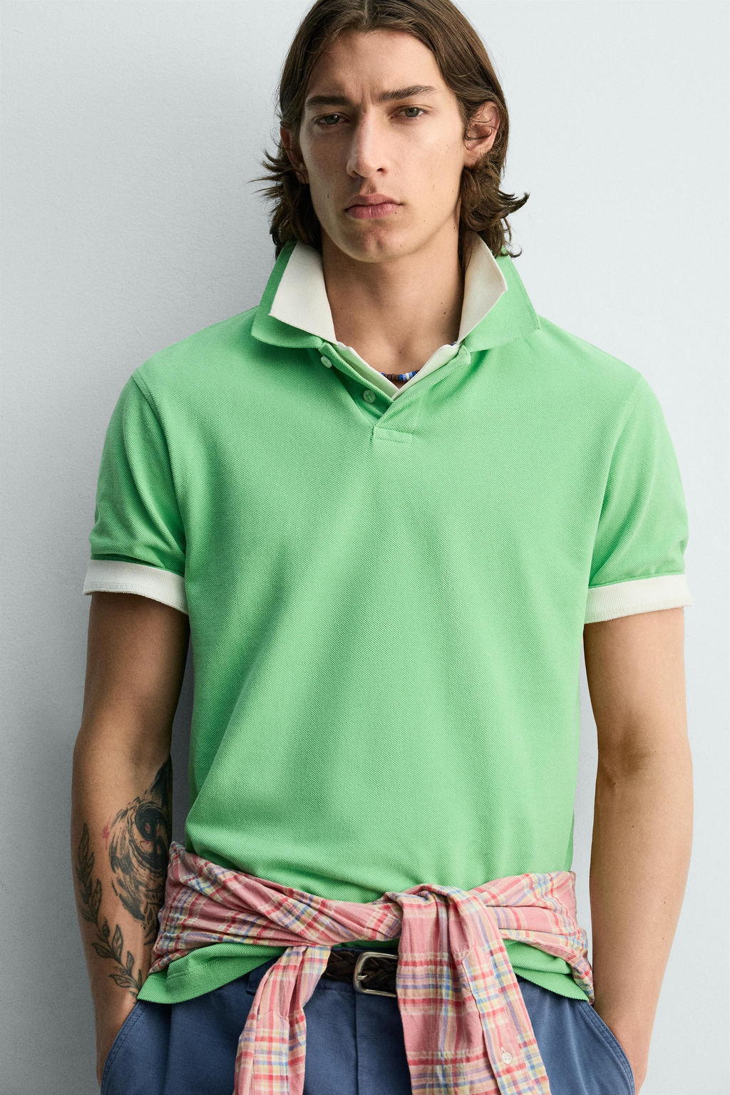 POLO PIQU? REGULAR FIT / Verde manzana - Zara фото 5
