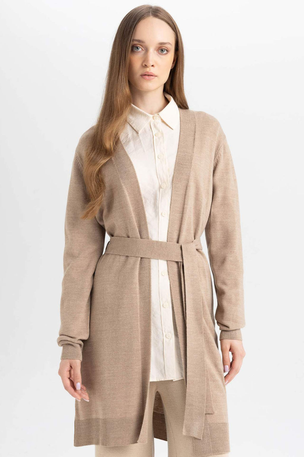 Regular Fit Basic Duz Kusakl? Uzun Triko Siyah H?rka - Defacto фото 2