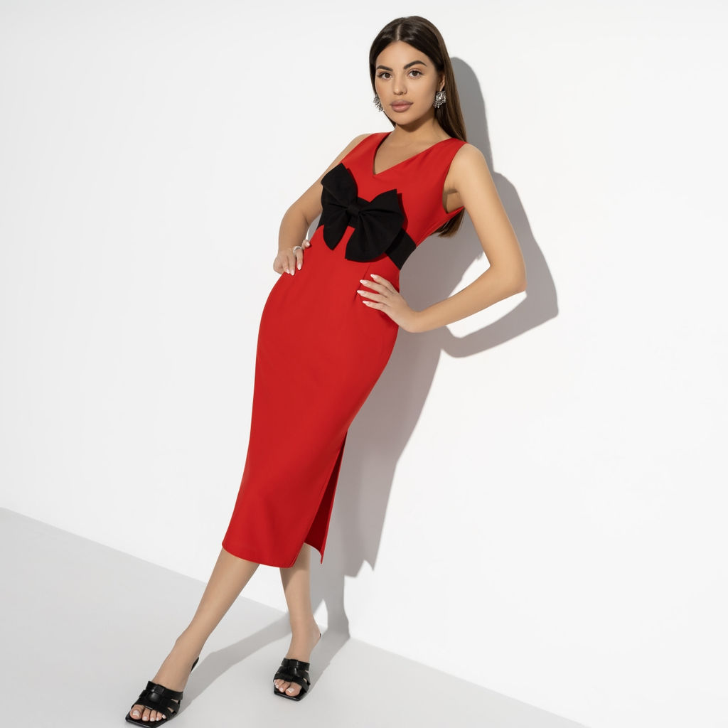 Платье Позирую как модель (с брошкой) - Charutti фото 7