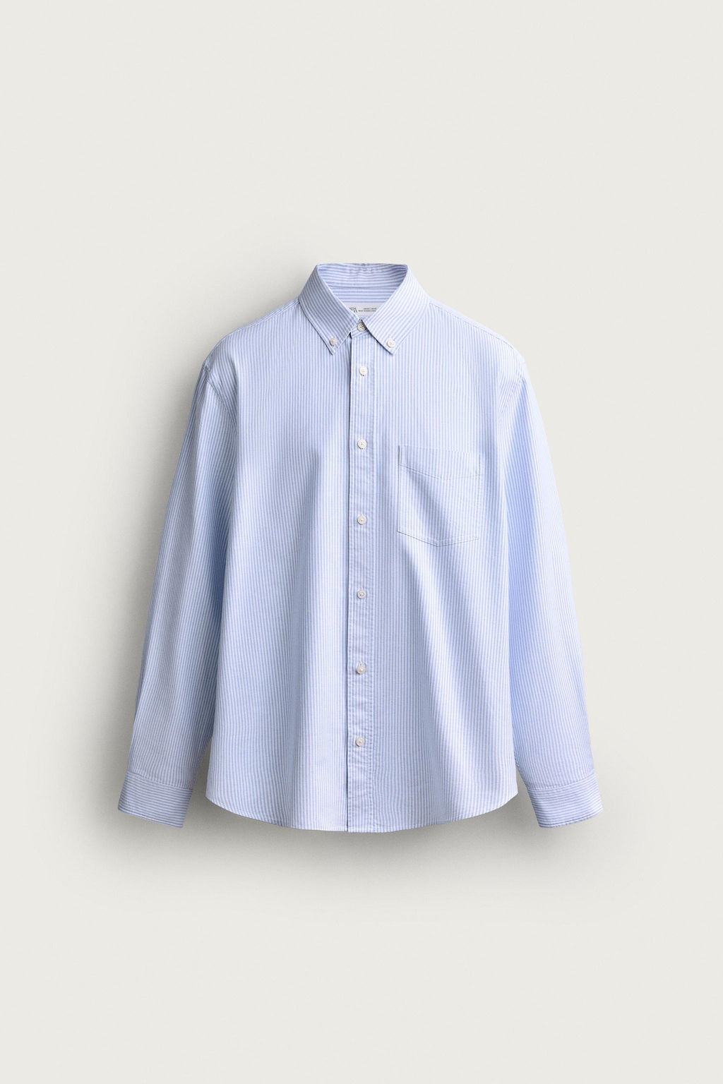 CAMISA REGULAR FIT ESTRUCTURA OXFORD / rayas - Zara фото 6