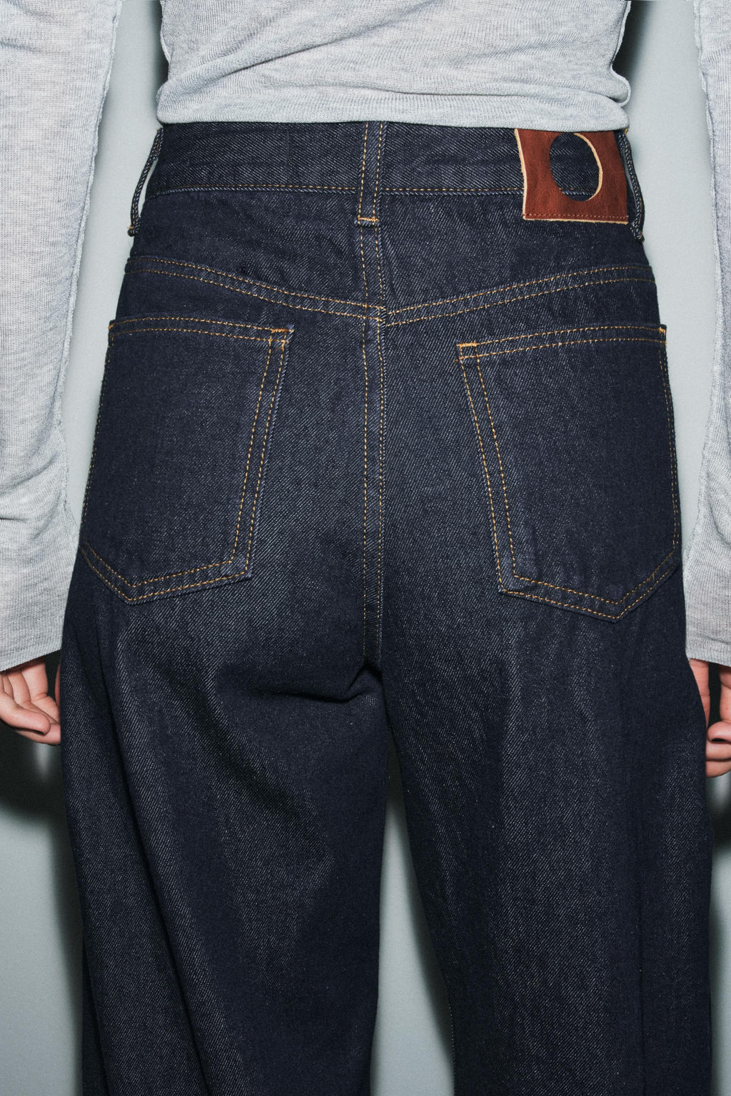 JEANS ZW COLLECTION ANKLE BALLOON TIRO MEDIO / Azul - Zara фото 4