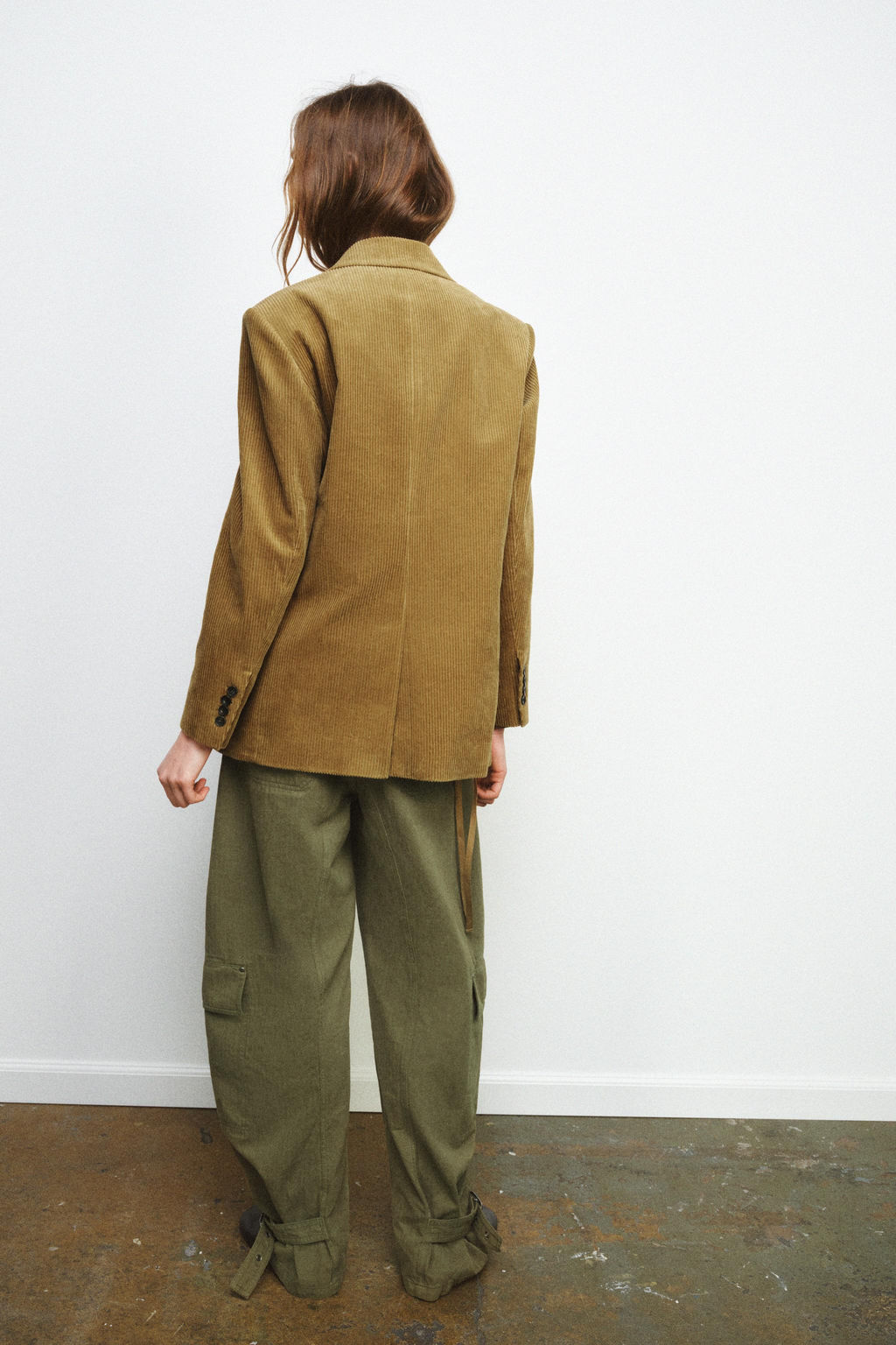 OVERSIZE CORDUROY BLAZER ZW COLLECTION LIMITED EDITION - Zara фото 13